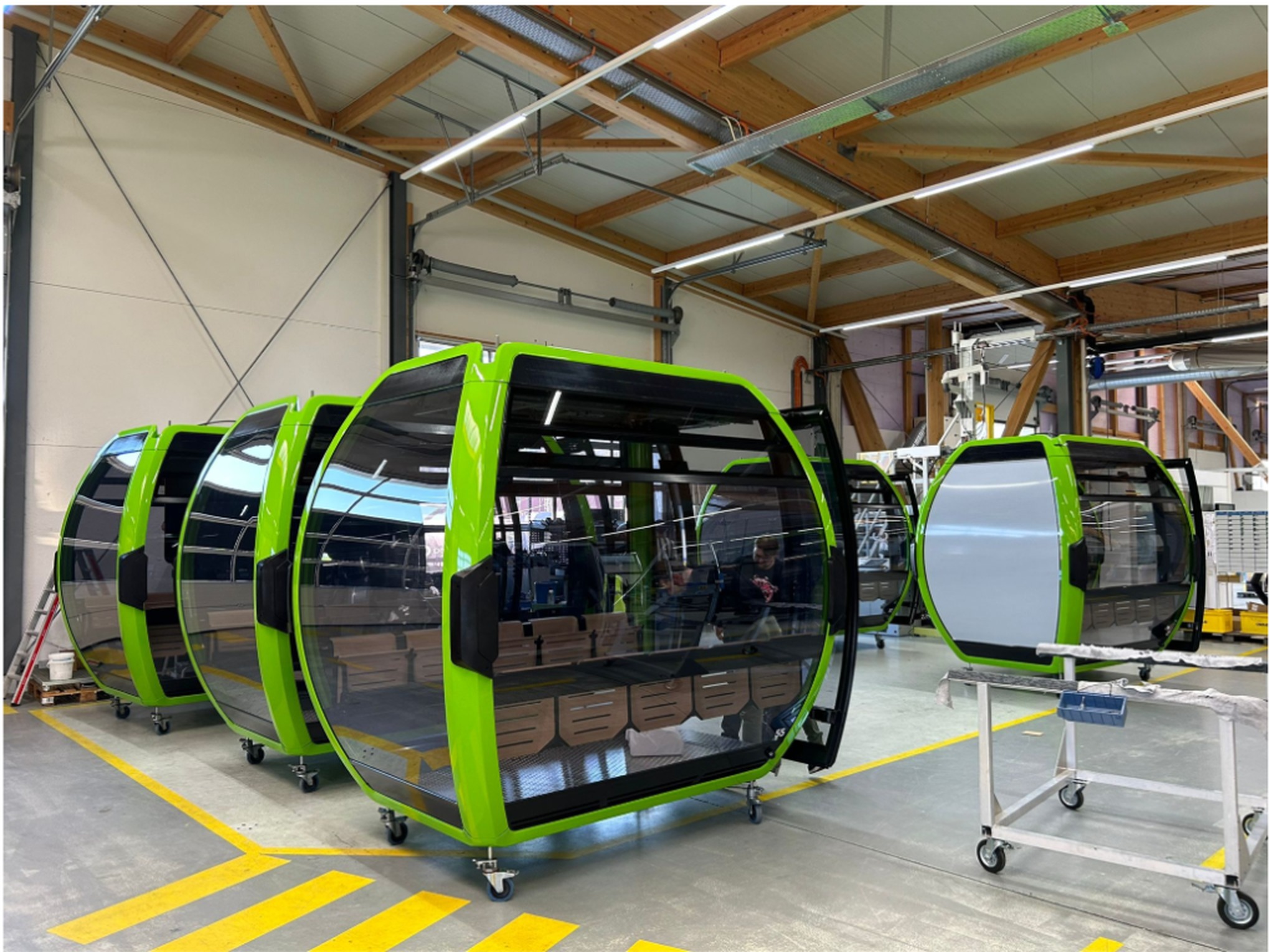 Dominica Cable Car cabins